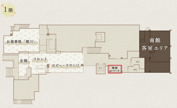 喫煙スペースのご案内